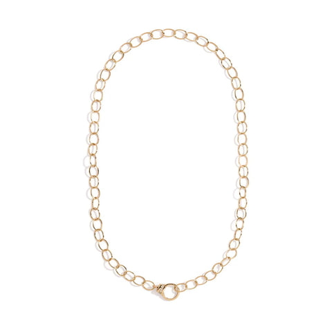 Mined + Found Large Oval LInk chain w/ diamond clasp