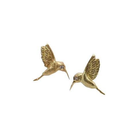 Erica Molinari Hummingbird Stud Earrings