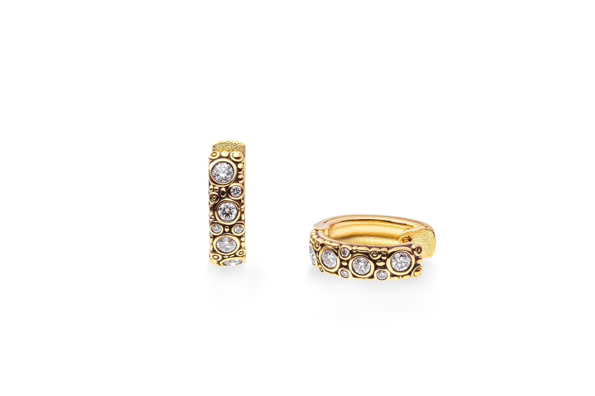 Alex Sepkus 18K & Diamond Oval Hoop earrings