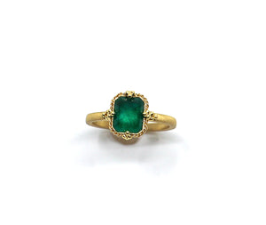 One of a kind Emerald Ring
