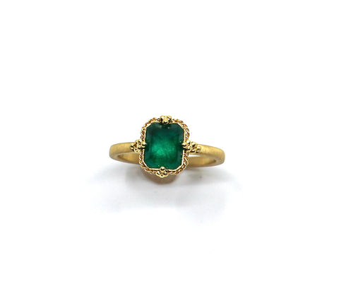 One of a kind Emerald Ring