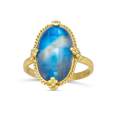 One of a kind ring moonstone