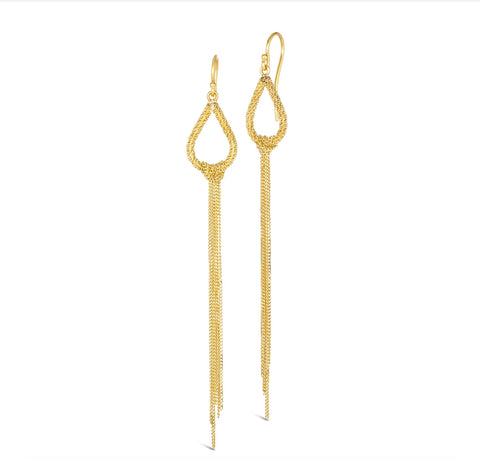Knotted Marquis Earrings