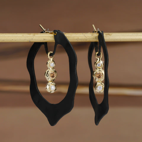 Sarah Graham Jacaranda earrings