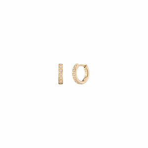 Mined + Found  Lucky Star Huggie Hoops