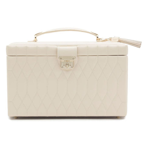 Wolf Caroline Medium Jewelry Box--Ivory
