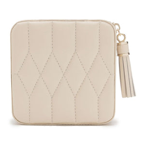 Wolf Caroline Zip Travel Case--Ivory