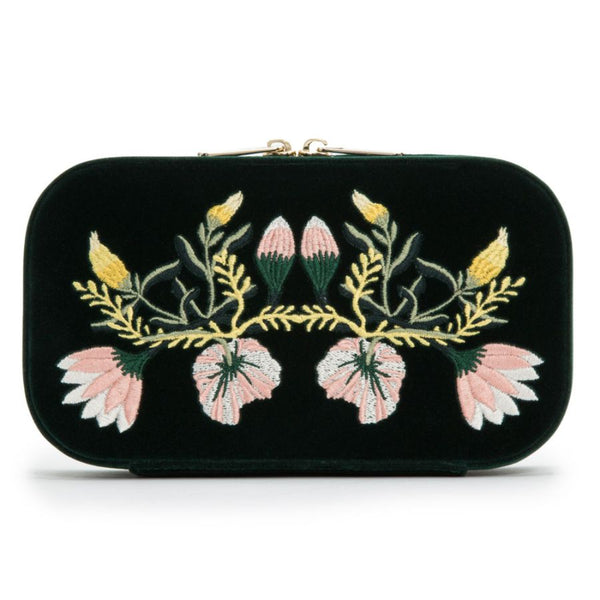 Wolf Zoe Travel Zip Case--Forest Green