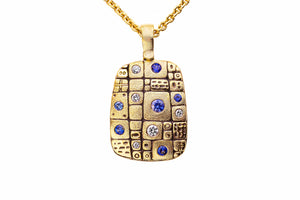 Alex Sepkus 18K Sapphire & Diamond 'Old Pathway' pendant
