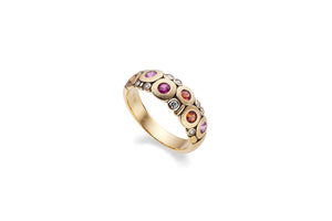 Alex Sepkus 18K Sapphire & Diamond 'Candy' Dome Ring