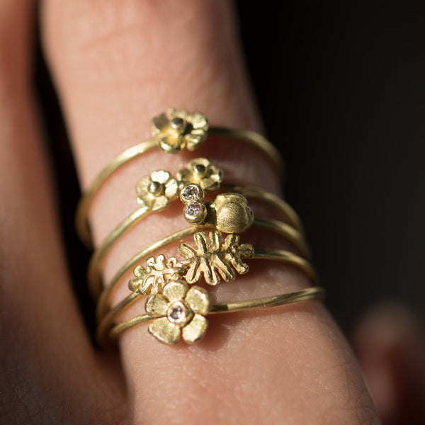 Flower Stacking Ring