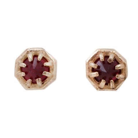 Small Ruby Studs