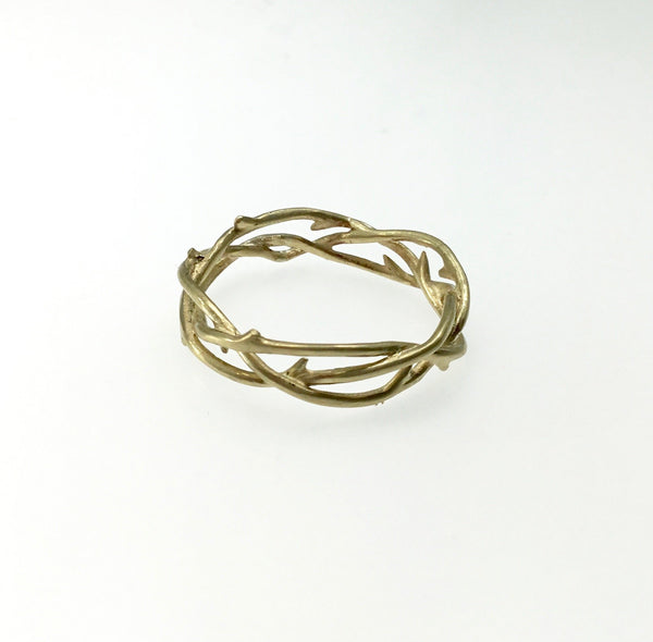 Gold Branch Ring