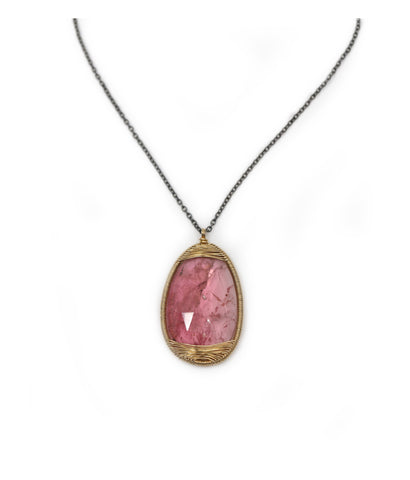 Pink Tourmaline Pendant