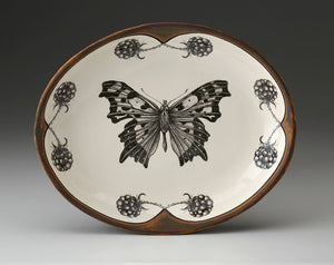 Small Serving Dish: Anglewing Butterfly