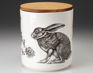 Large Canister with Lid - Hare