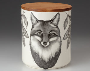 Large Canister with Lid - Fox