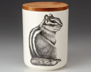 Medium Canister with Lid - Chipmunk