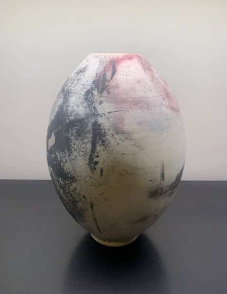Egg-shaped Sawdust Vessel