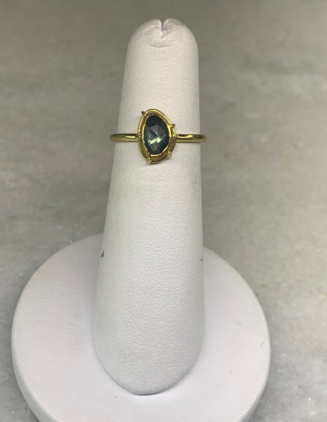 Sapphire Yellow Gold Ring