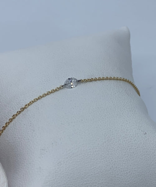1 Free Marquise Diamond Bracelet