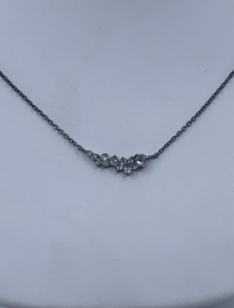 12 prong Set Diamond Necklace