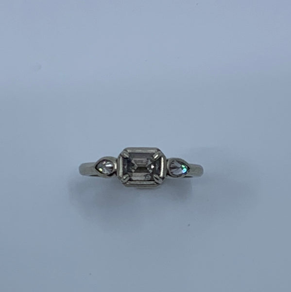 Grey Diamond Ring