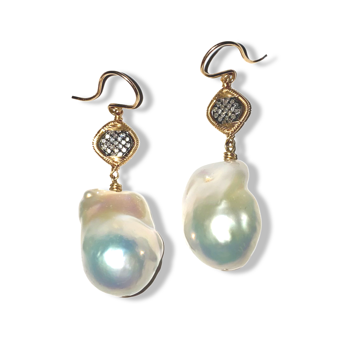 Baroque Pearl Earrings