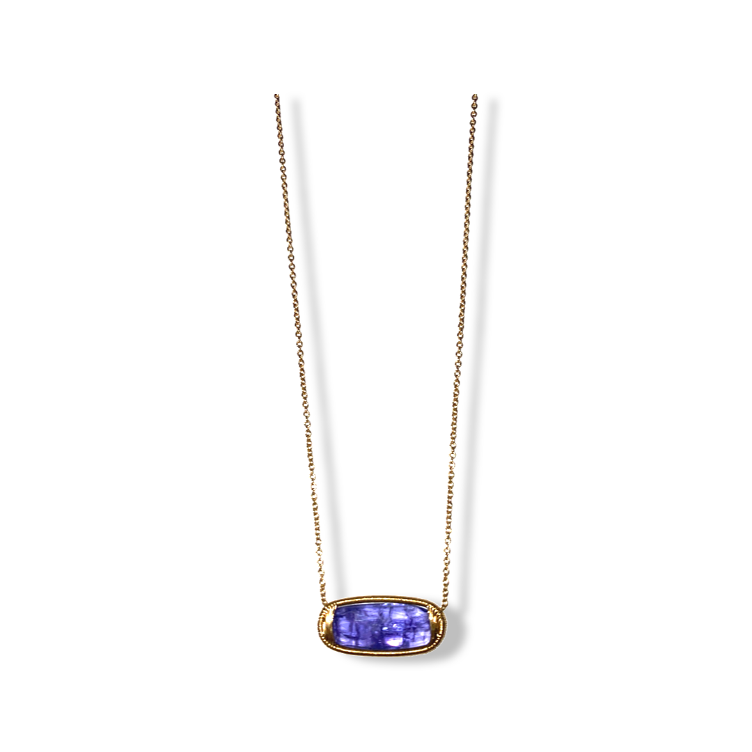 Purple Tanzanite Necklace
