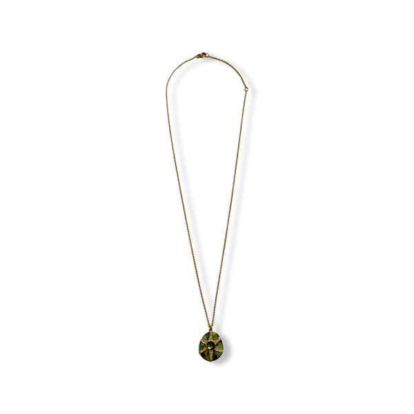 Mandala Trapiche Emerald Necklace
