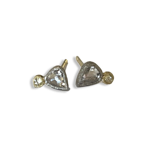 Pear Shaped Diamond Studs