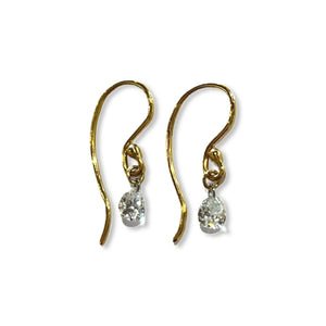 Pear Shaped Drop Earrings