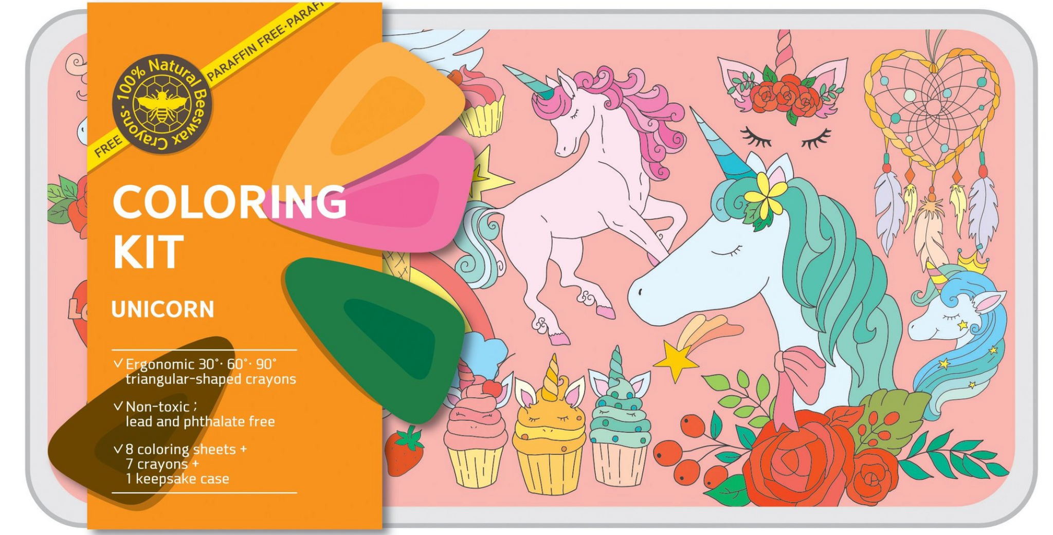 Unicorn - coloring kit - large