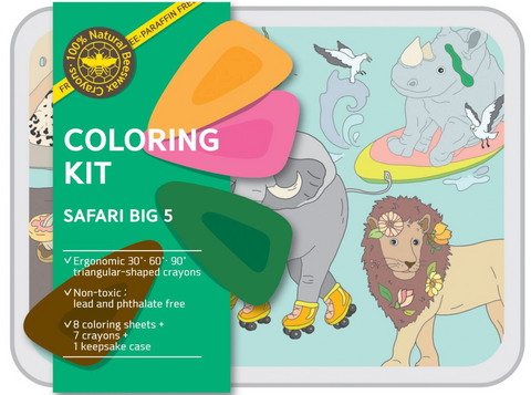 Safari - coloring kit - Small