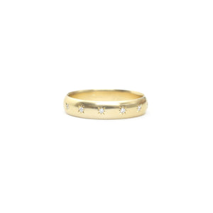 Gold Cloak Band with Diamonds