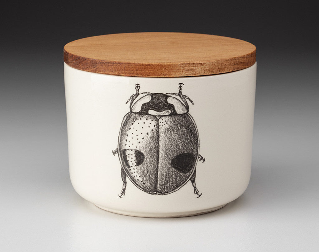 Mini Canister with Lid: Lady Beetle