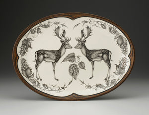 Oval Platter: Fallow Buck