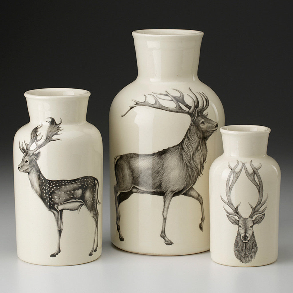 Set of 3 Jars: Deer