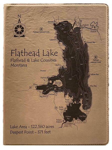 Note Pad - Large - Flathead Lake