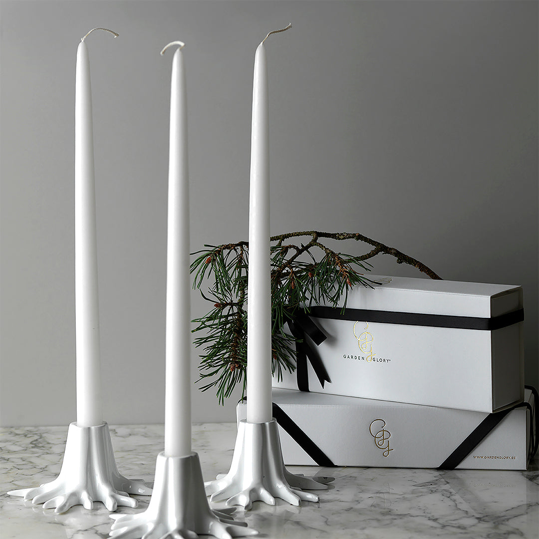 Candle Sticks - White